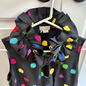 KATE SPADE multi print blouse